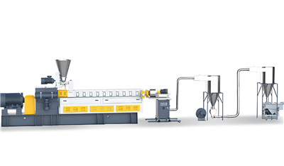 Dubbelskruvextruder med luftkylningspelleteringslinje