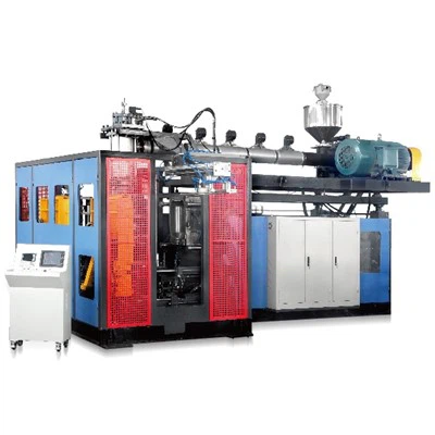 Dubbelstation flaskblåsningsmaskin